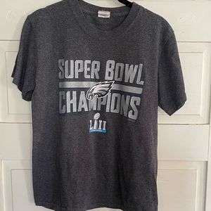 Philadelphia Eagles Super Bowl LII Champions Youth Tee - L - Gray